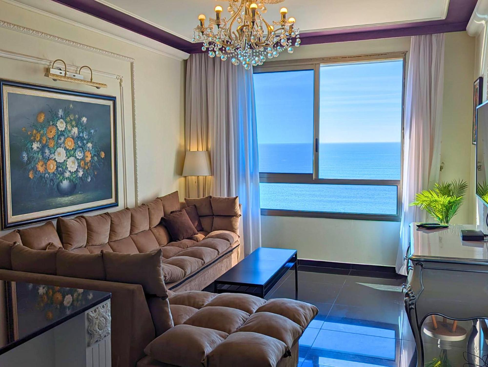 Almog Beach Apartments מגדלי חוף הכרמל חיפה Ngoại thất bức ảnh